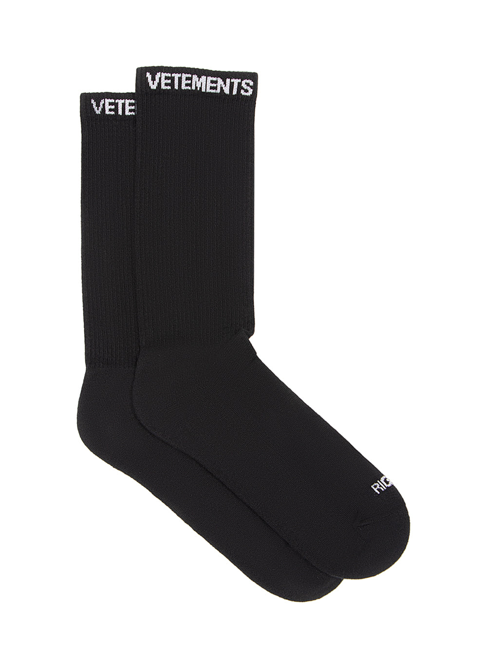 Vetements Logo Sock Black