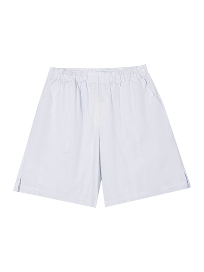 Vetements Pinstripe Shorts Blue Stripe