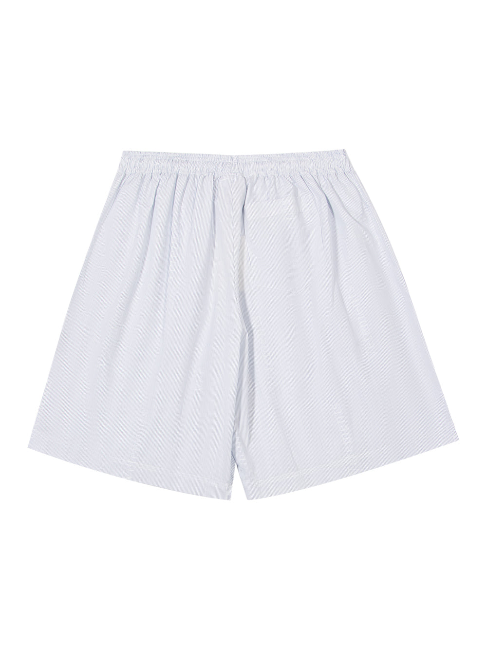 Vetements Pinstripe Shorts Blue Stripe