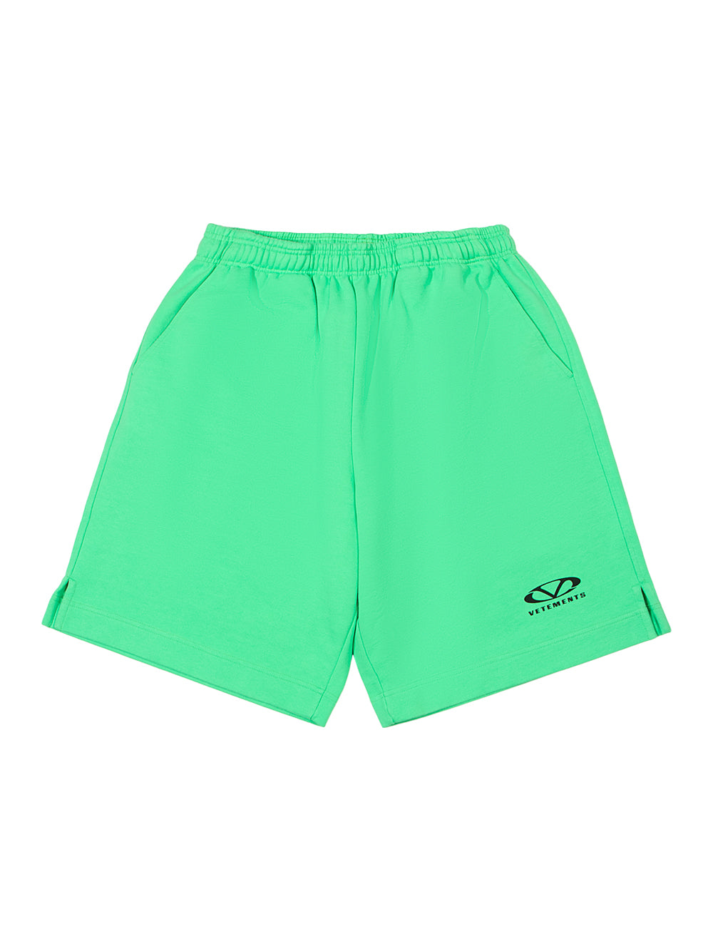 Oval Logo Shorts Neon Green