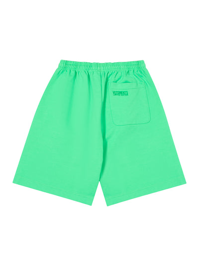 Oval Logo Shorts Neon Green