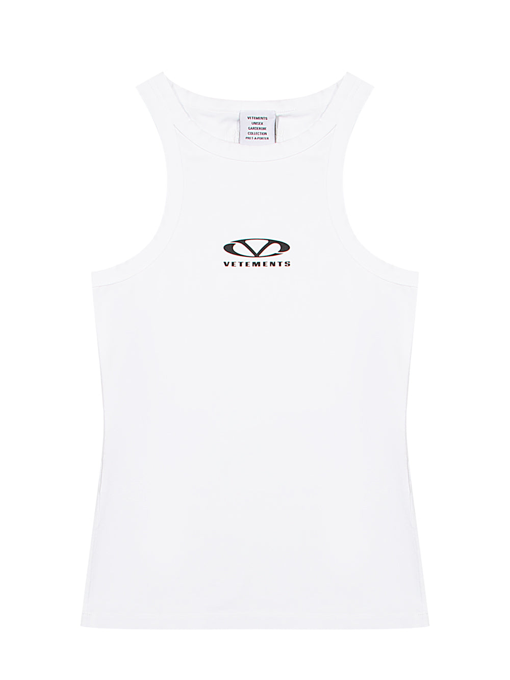 Oval Logo Tank Top (White)