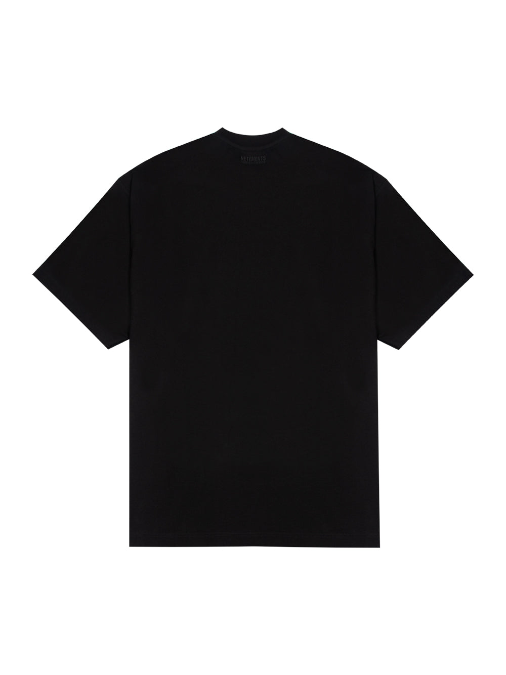 Merged Double Oversized T-Shirt (Black)