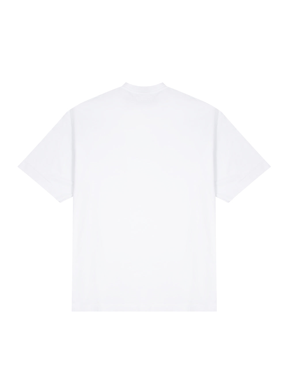 Merged Double Oversized T-Shirt (White)