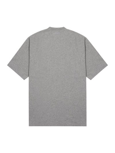 Website Oversized T- Shirt Grey Melange