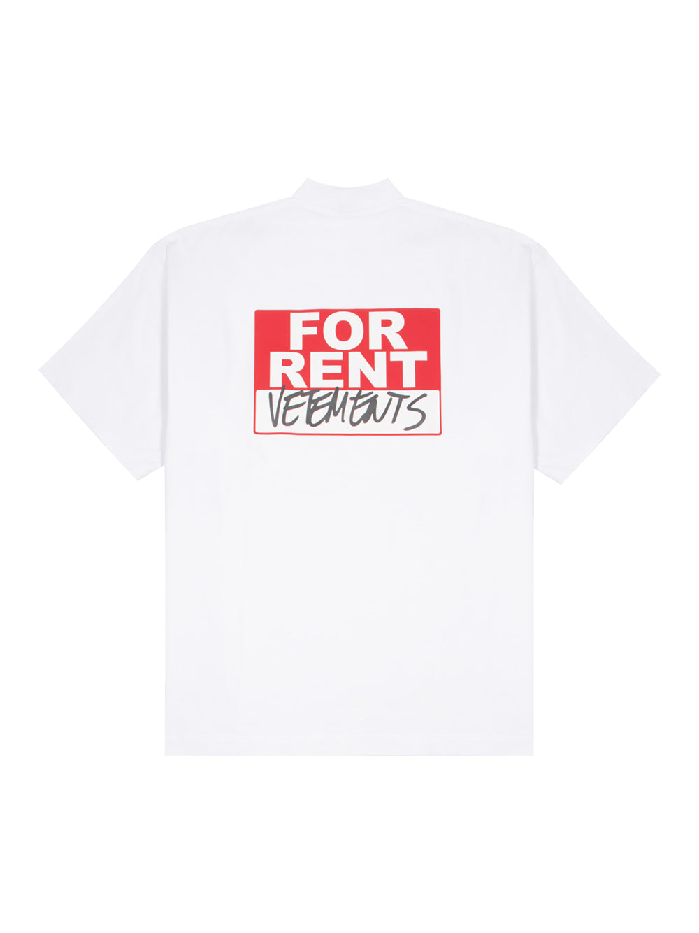 For Rent Oversized T- Shirt (White)