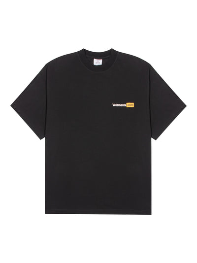 Vetements.Com Regular T-Shirt Black