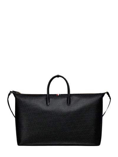Pebble Grain Duffle Bag Black