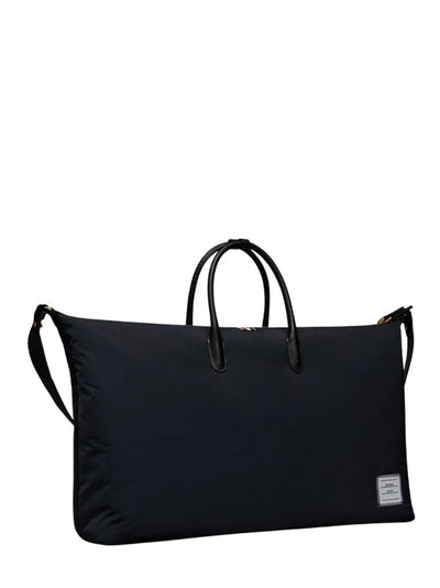Poly Twill Duffle Bag Black