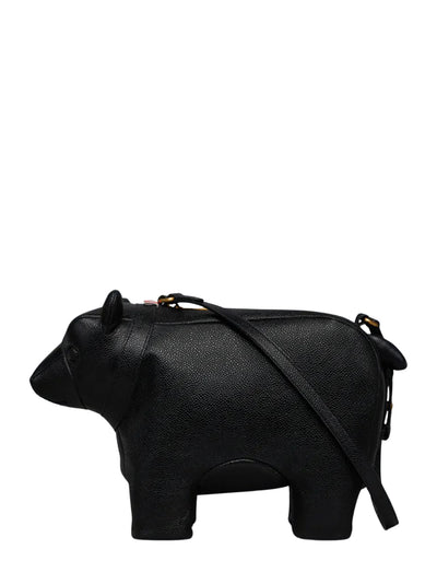 Pebble Grain Bear Baguette Black