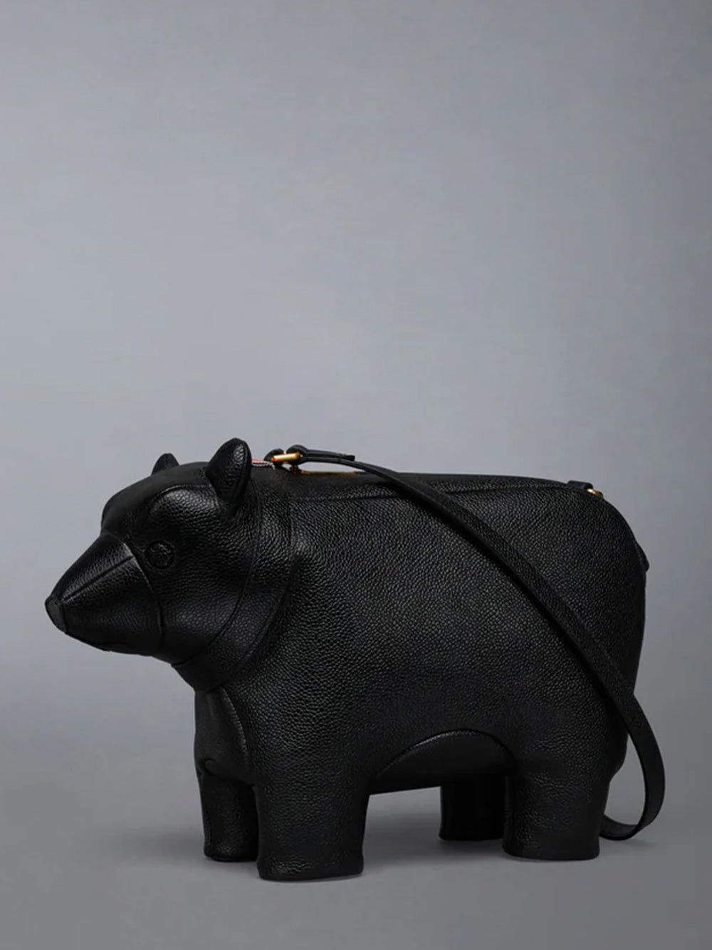 Pebble Grain Bear Baguette Black