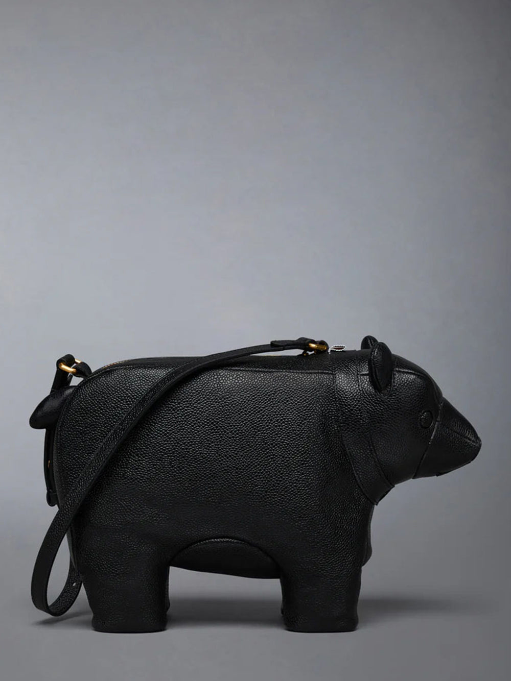 Pebble Grain Bear Baguette Black