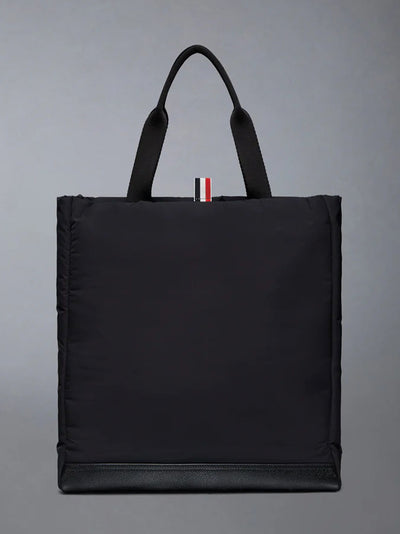 Poly Twill Pocket Tote Black