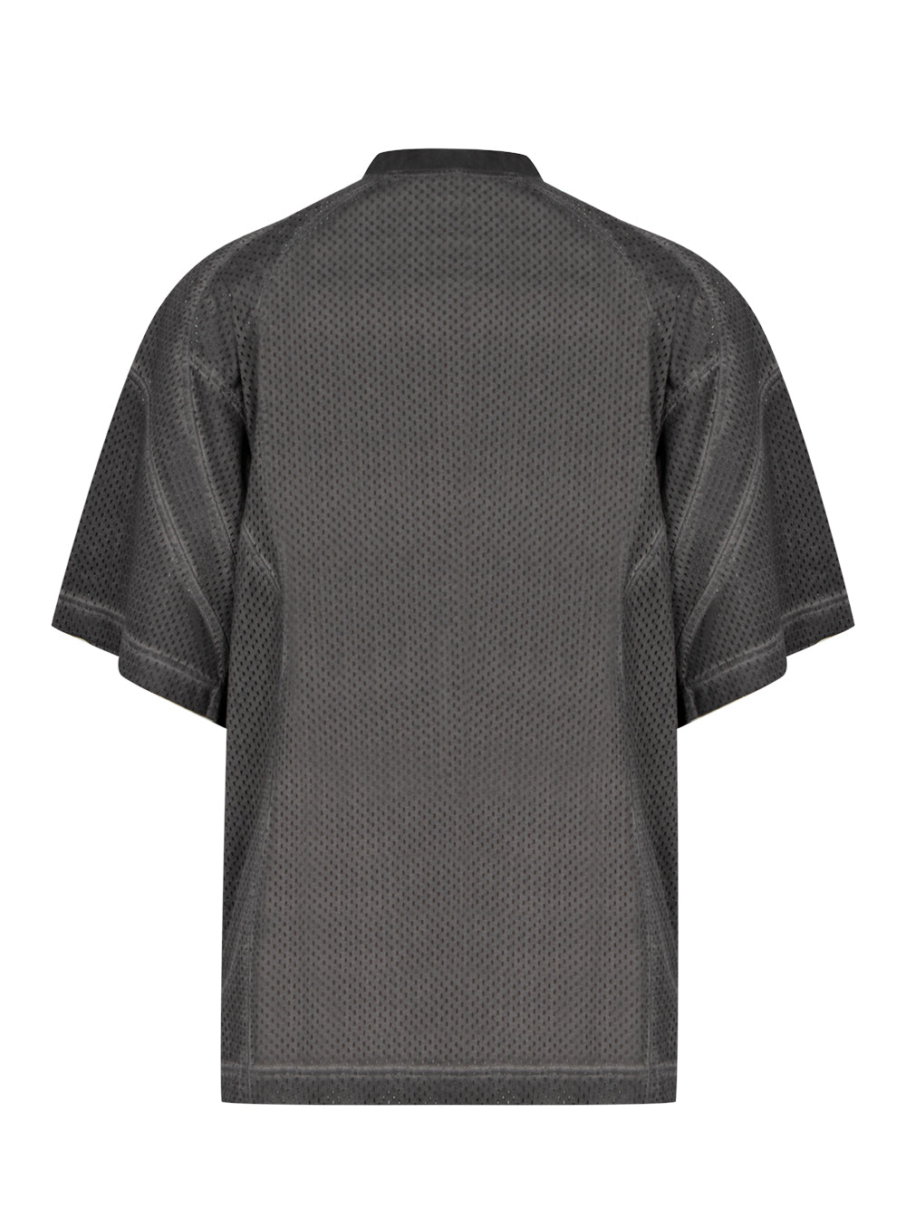 Short Sleeve Rib Collar Shirt (Washed Fossil)