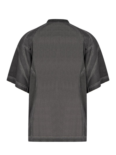 Short Sleeve Rib Collar Shirt (Washed Fossil)