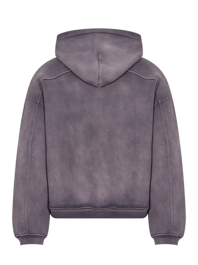 Crystal Hotfix Hoodie (Washed Purple)