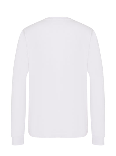 Unisex Long Sleeve Tee (White)