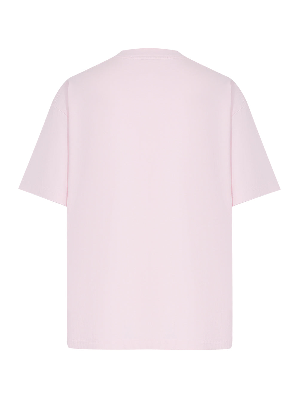 Cotton Oversized Logo Tee (Light Pink)