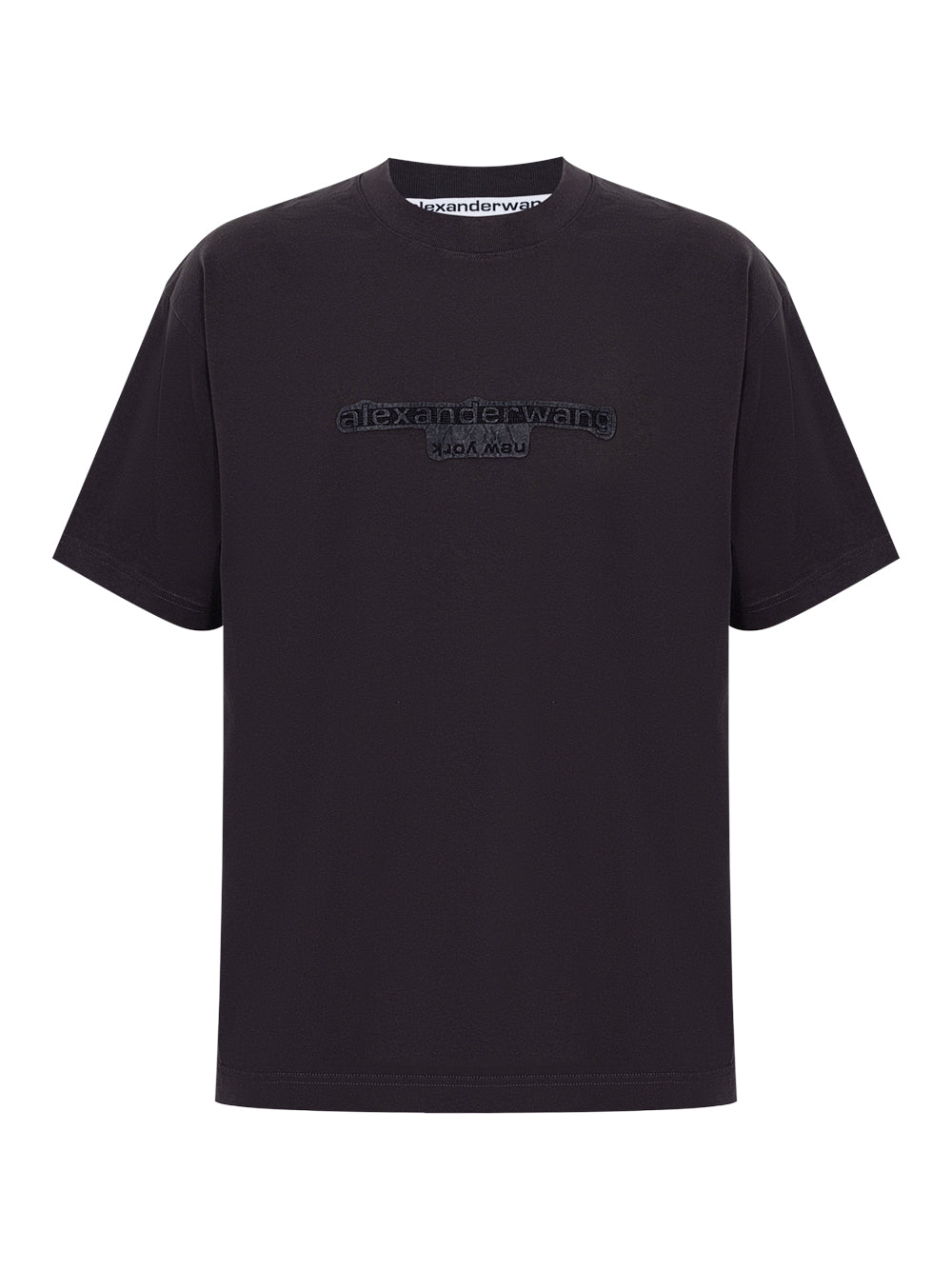 Short Sleeve T-Shirt W/ Logo Washed Black Bean