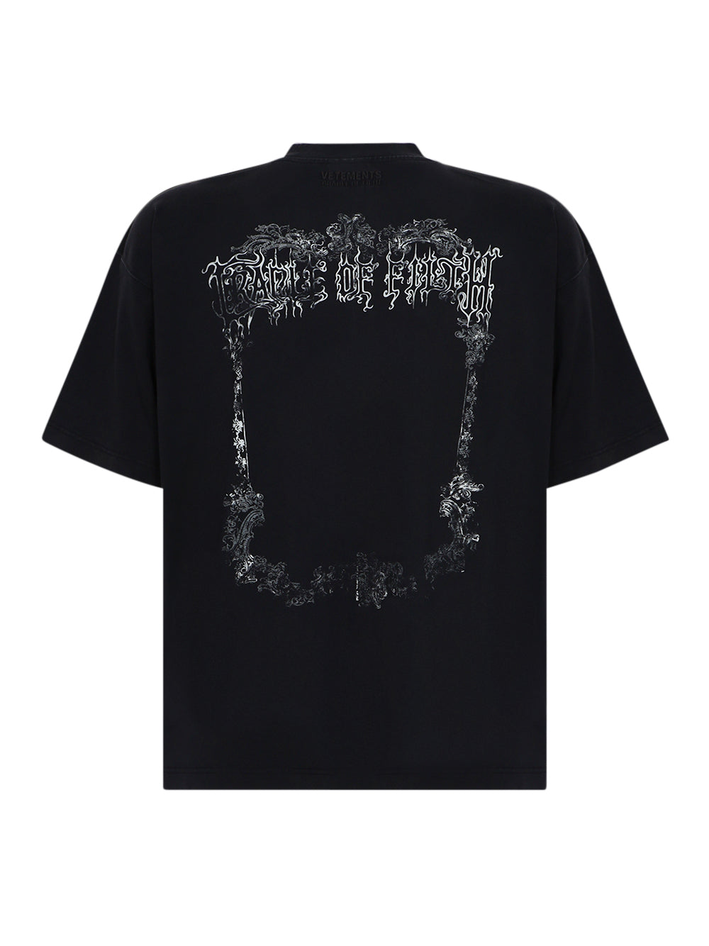 Cof Butterfly Oversized T-shir Washed Black