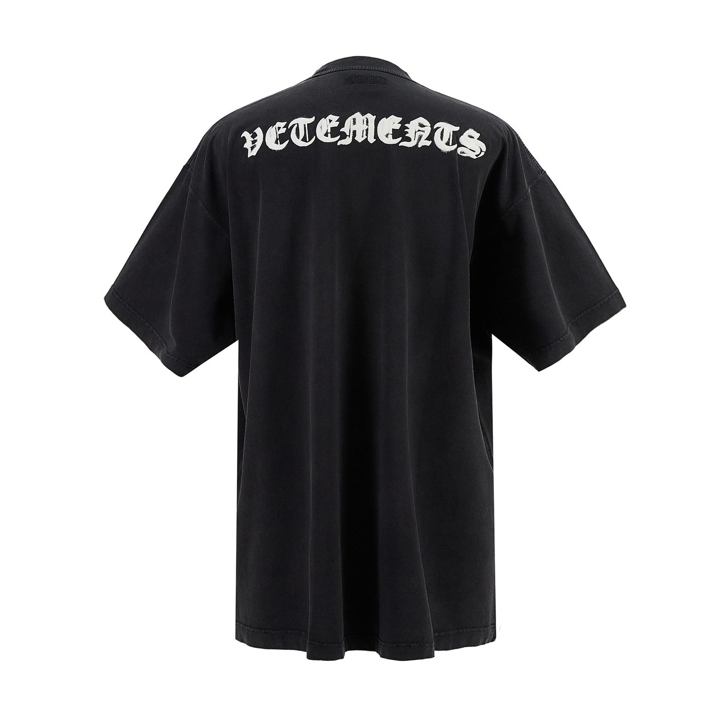 Reverse Anarchy T-shirt Washed Black/white