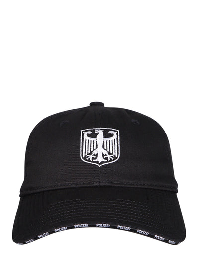 Polizei Cap Black/white