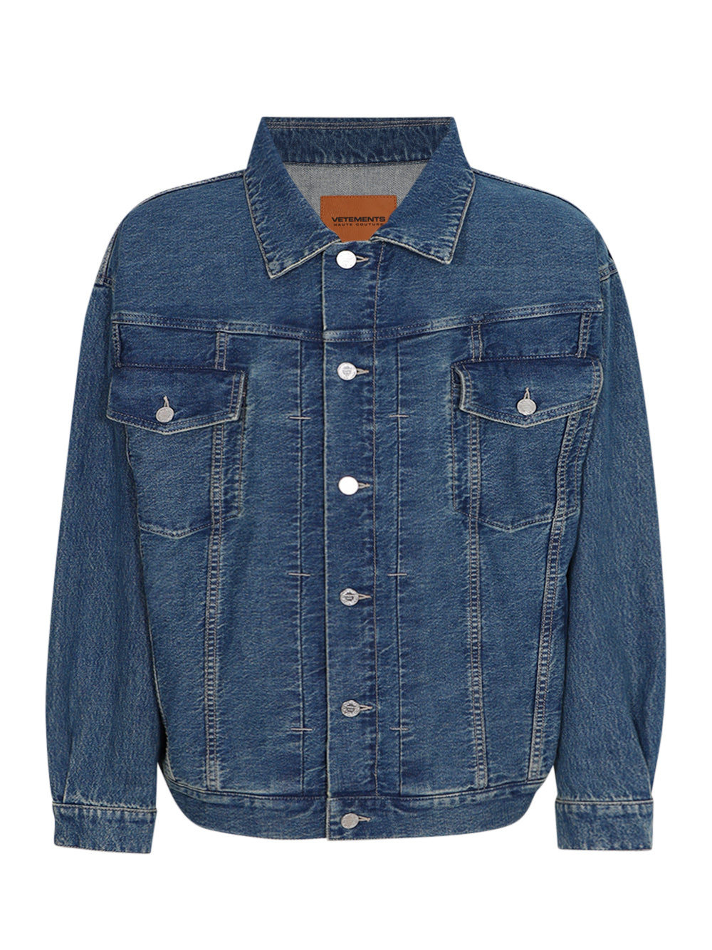 Upside-down Denim Jacket Vintage Blue