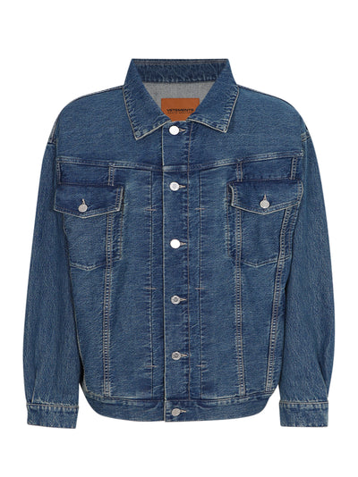 Upside-down Denim Jacket Vintage Blue