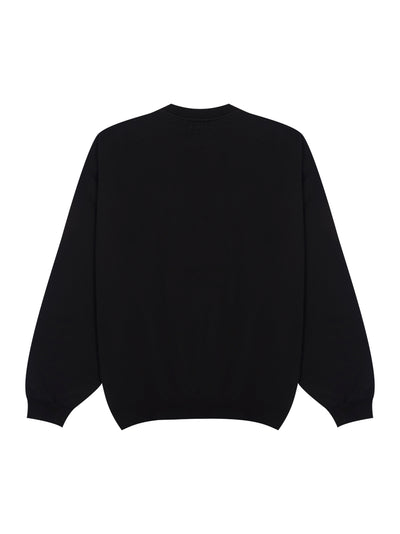 Be Yourself Oversized Sweatshirt (Black)