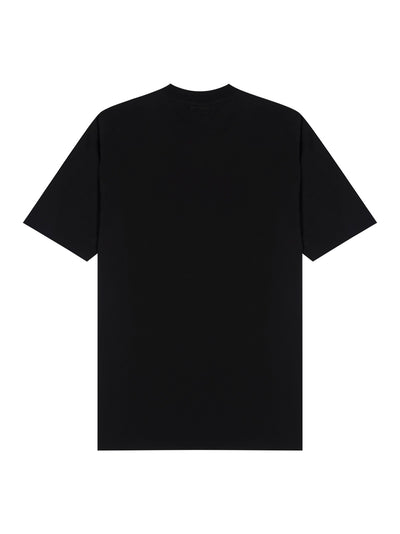 Cut-Up V-Neck T-Shirt (Black)