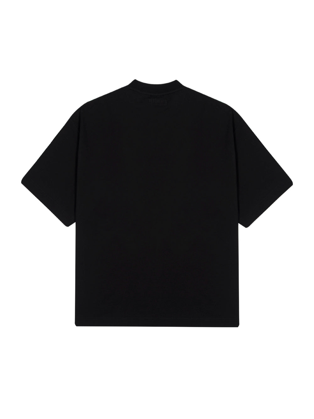 Trash Embroidered Regular T-Shirt (Black)