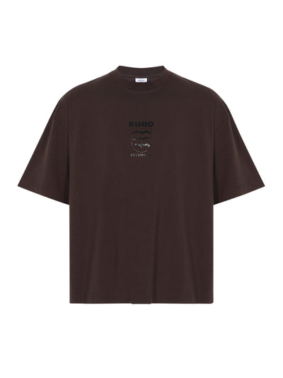Bats Logo Regular T-shirt Chocolate Br