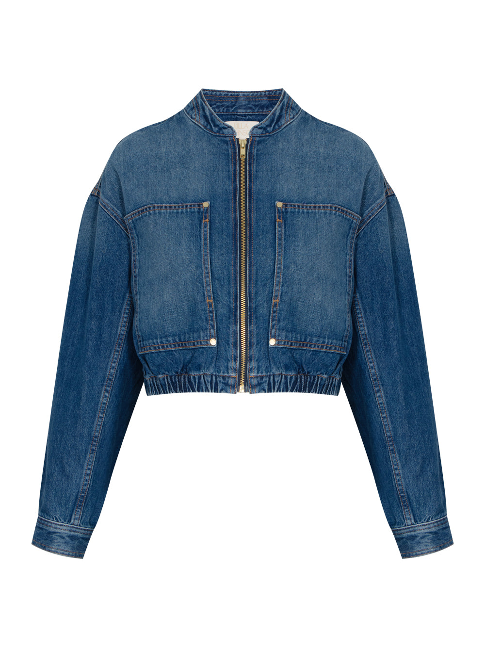 The Alessa Jacket Danube Medium Indigo Wash