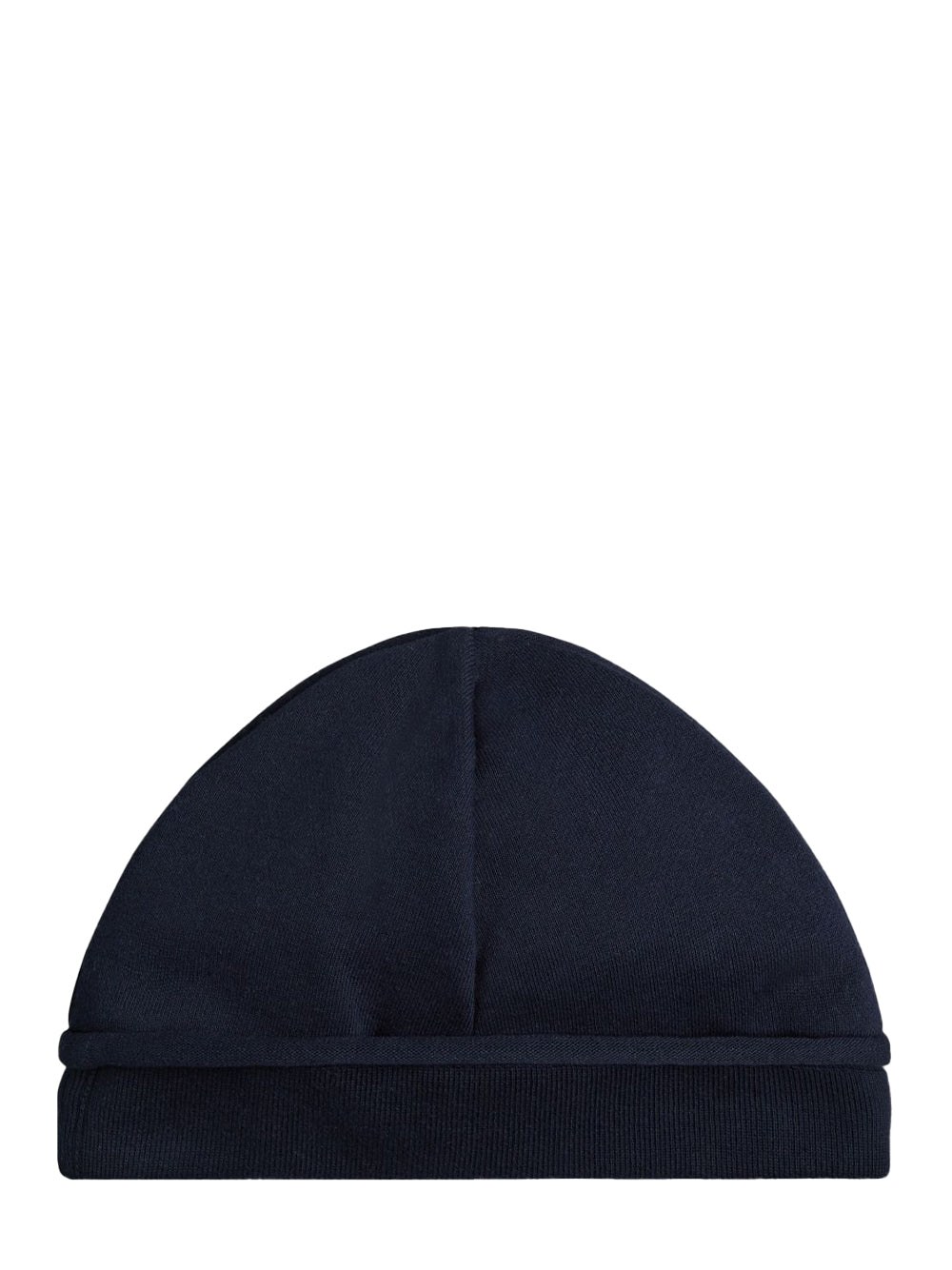 Classic Jersey 4-Bar Loopback Beanie (Navy)