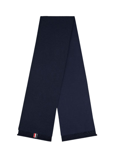 Classic 4-Bar Loopback Scarf (Navy)