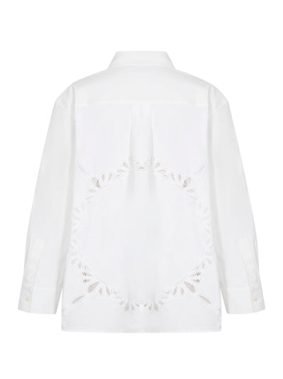 Regenerated Household Linen Long Sleeve Off White