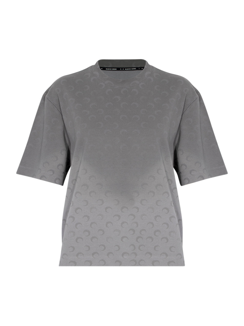 Faded Moon Jersey Relaxed T-Shirt Dark Grey