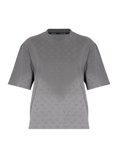 Faded Moon Jersey Relaxed T-Shirt Dark Grey