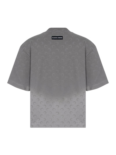 Faded Moon Jersey Relaxed T-Shirt Dark Grey