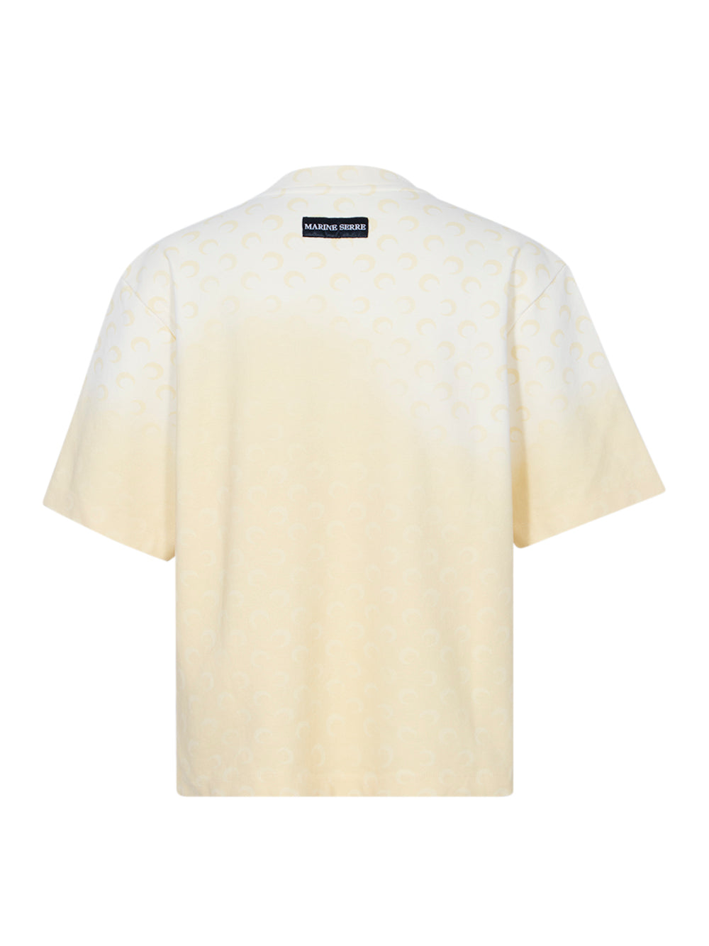 Faded Moon Jersey Relaxed T-Shirt Light Yellow