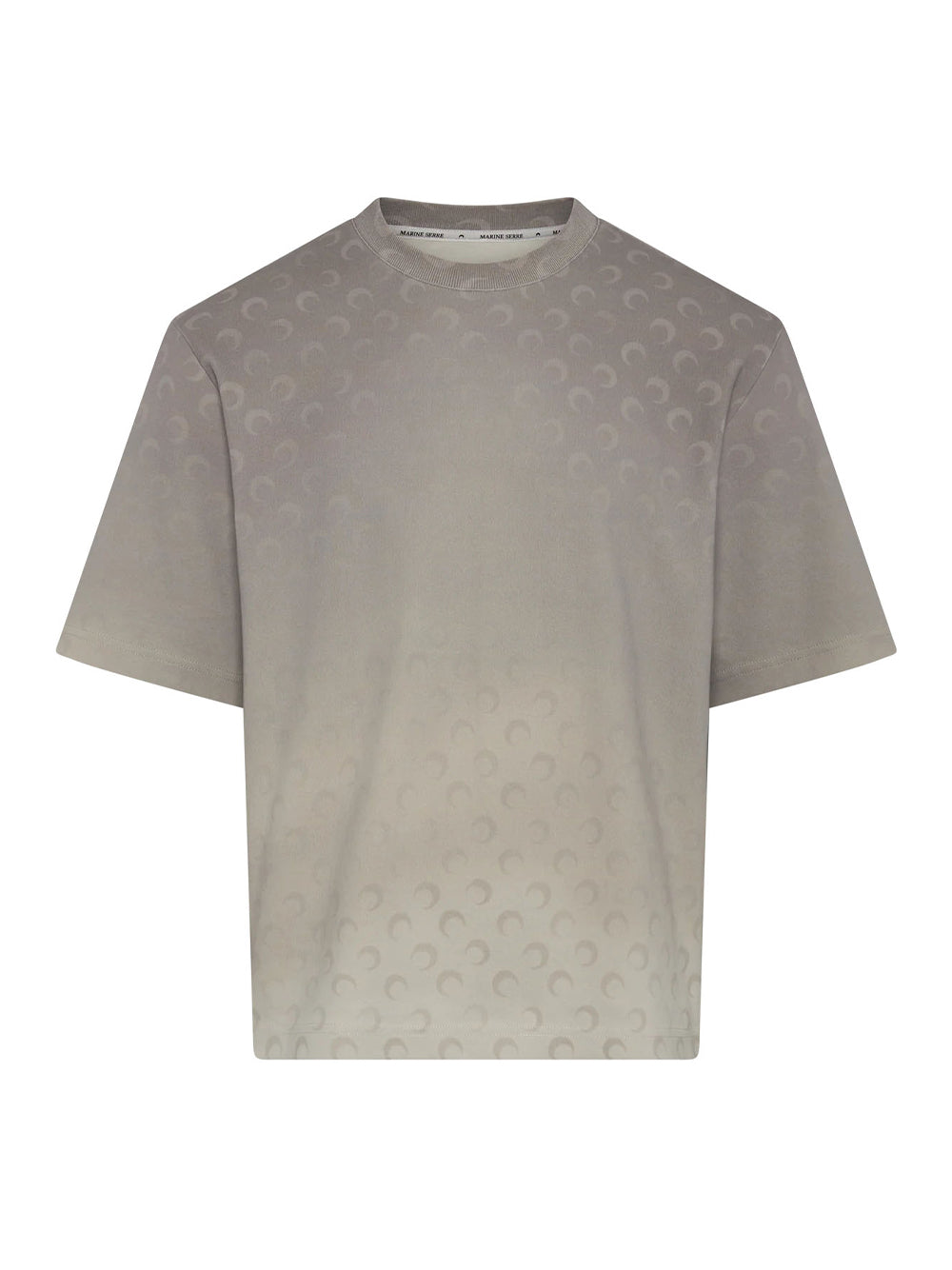 Moon Faded Jersey Loose Fit T-Shirt Grey