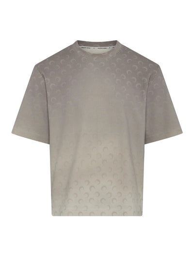 Moon Faded Jersey Loose Fit T-Shirt Grey