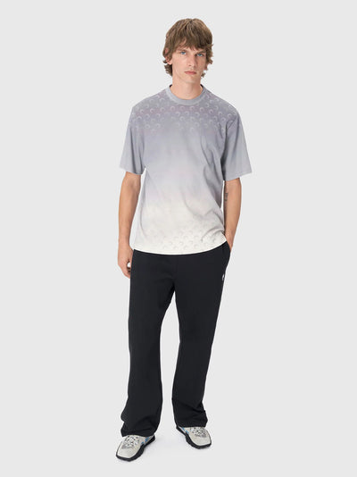 Moon Faded Jersey Loose Fit T-Shirt Grey