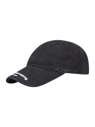 Distressed Baseball Cap (Washed Black)