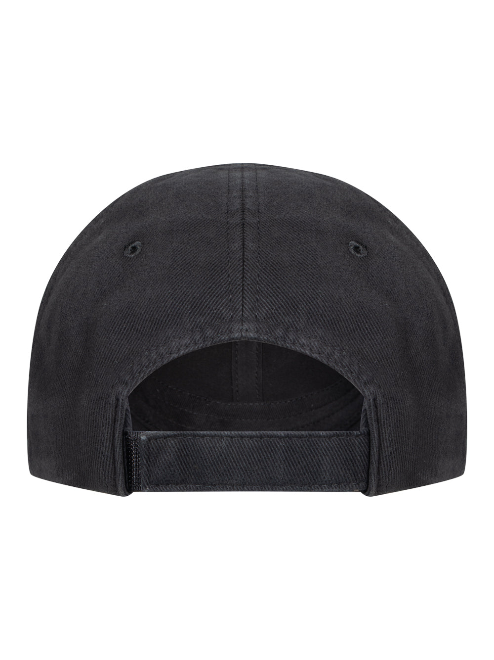 Distressed Baseball Cap (Washed Black)