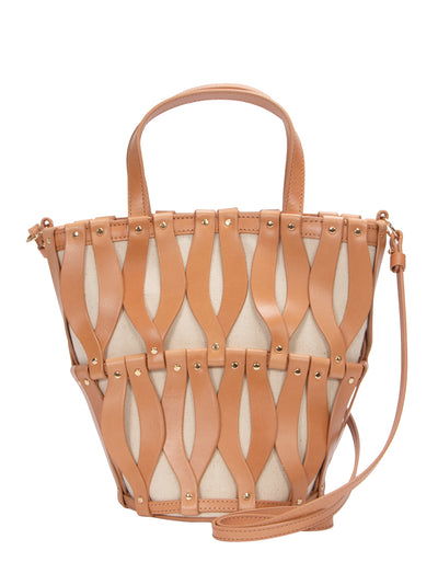 Indra Mini Tote Saddle/Canvas