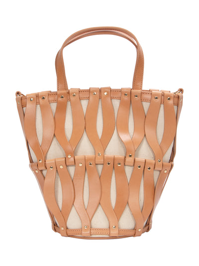 Indra Mini Tote Saddle/Canvas