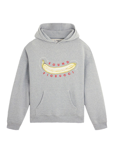 Unisex Banana Sound Hoodie (Grey)