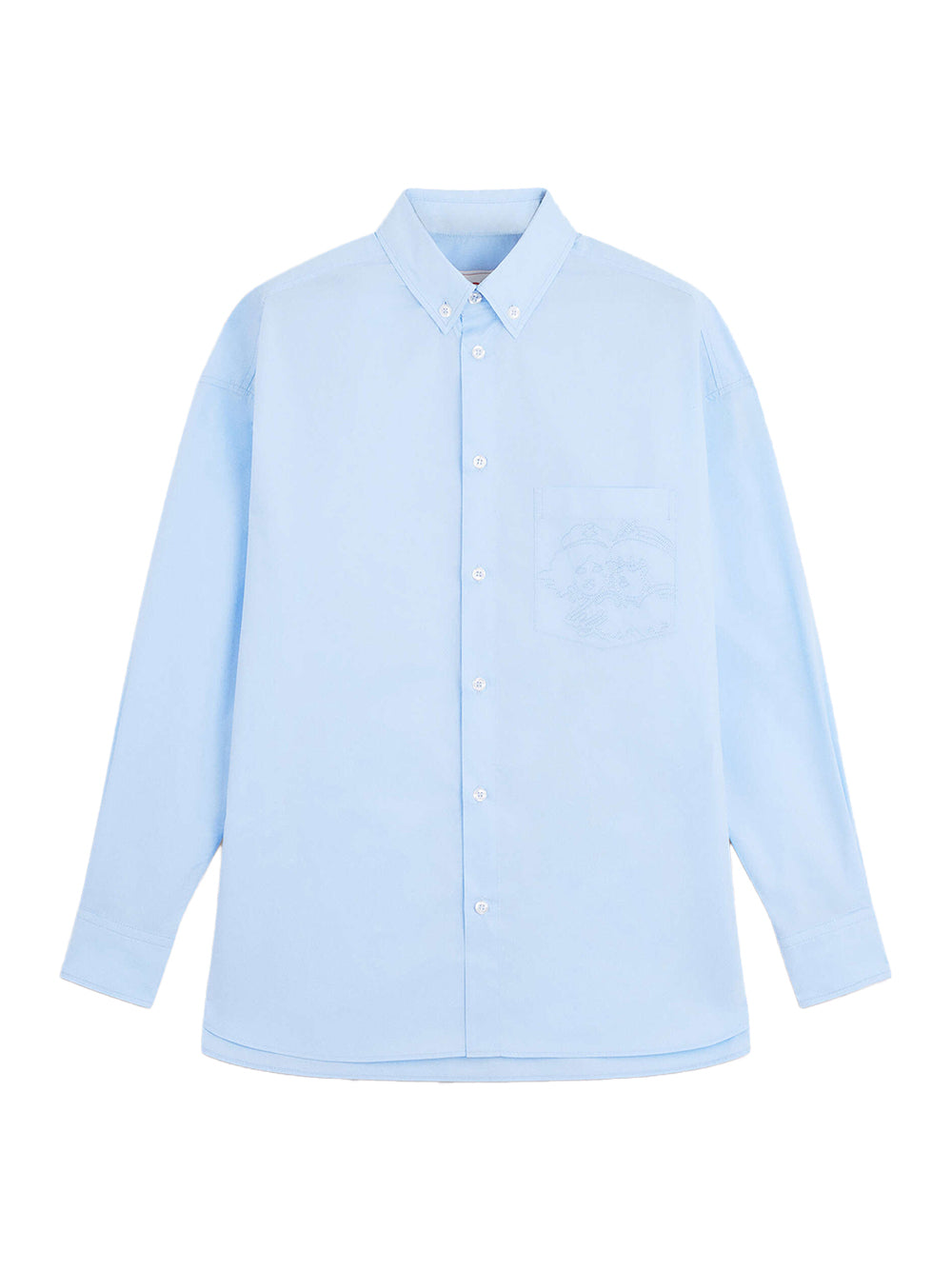 Unisex Embroidered Angels Shirt (Blue)
