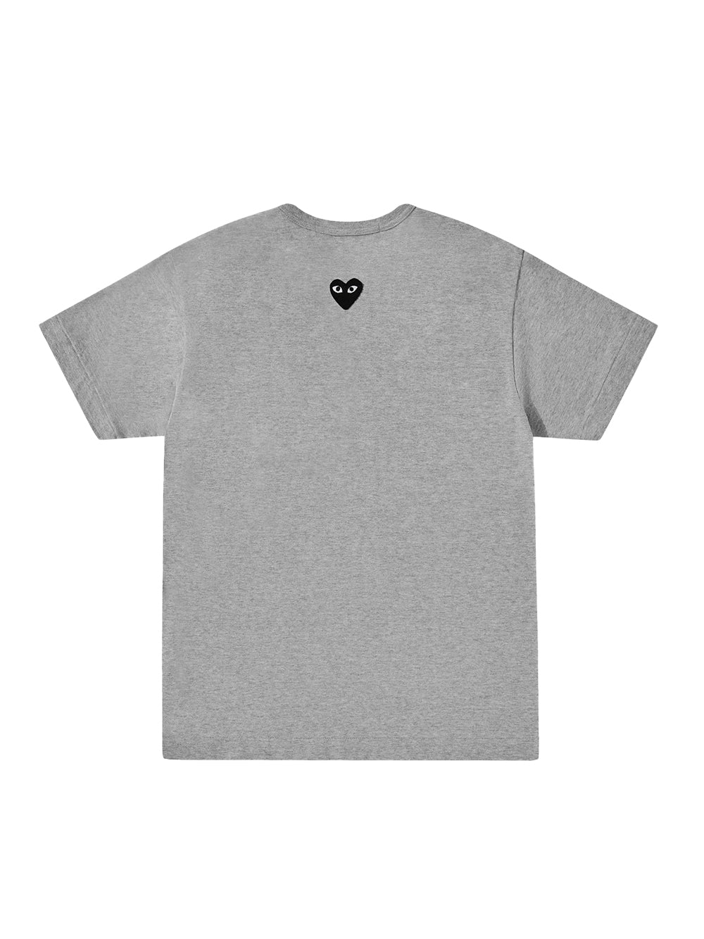 Unisex Reverse Black Heart T-Shirt (Grey)